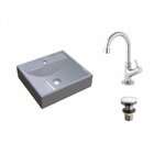 Kit Cuba Q39 Com Torneira 1198 Metal E Válvula Click 1 Pol. C