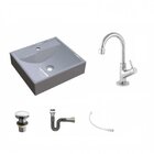 Kit Cuba Q39 Com Torneira 1198 Metal E Válvula Click 1"g Sifã