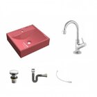 Kit Cuba Q39 Com Torneira 1198 Metal E Válvula Click 1"g Sifã