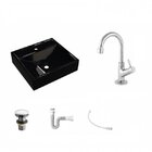 Kit Cuba Q39 Com Torneira 1198 Metal E Válvula Click 1"g Sifã