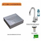 Kit Cuba Q39 Com Torneira Luxo 1195 E Válvula 1 Pol. Compace