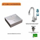 Kit Cuba Q39 Com Torneira Luxo 1195 E Válvula Click 1"b Pol.
