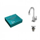 Kit Cuba Q39 Com Torneira Luxo 1195 E Válvula Click 1"b Pol.