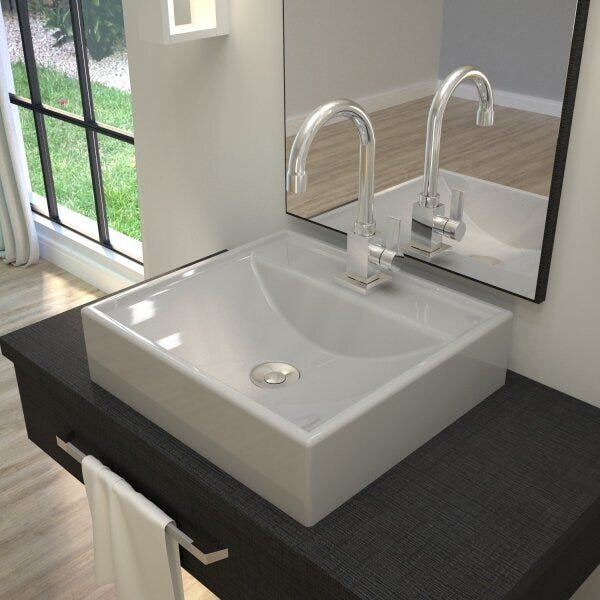 Kit Cuba Q39 Com Torneira Luxo 1195 Metal E Válvula Click 1"b