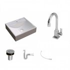 Kit Cuba Q39 Com Torneira Luxo 1195 Metal E Válvula Click 1"b