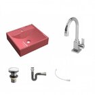 Kit Cuba Q39 Com Torneira Luxo 1195 Metal Válvula Click 1"b P