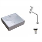 Kit Cuba Q39 Com Torneira Pratika 1060 Metal E Válvula 1 Pol.