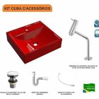 Kit Cuba Q39 Com Torneira Pratika 1060 Metal E Válvula Click