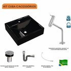 Kit Cuba Q39 Com Torneira Pratika 1060 Metal E Válvula Click