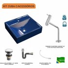 Kit Cuba Q39 Com Torneira Pratika 1060 Metal E Válvula Click