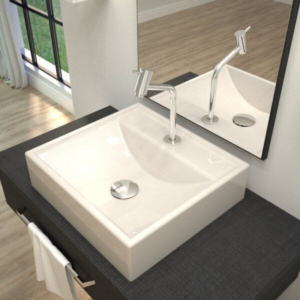 Kit Cuba Q39 Com Torneira Pratika 1060 Metal E Válvula Click