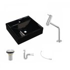 Kit Cuba Q39 Com Torneira Pratika 1060 Metal E Válvula, Sifão