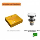 Kit Cuba Q39 Com Válvula Click 1 Pol. 1/2 Compace Amarelo