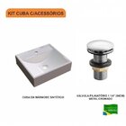 Kit Cuba Q39 Com Válvula Click 1 Pol. 1/2 Compace Bege