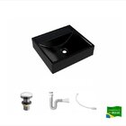 Kit Cuba Q39 Com Válvula Click 1 Pol. 1/2 Sifão Pvc E Flexíve