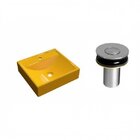 Kit Cuba Q39 Com Válvula Click Botão 1 Pol. Compace Amarelo