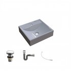 Kit Cuba Q39 Com Válvula Click, Sifão Cromado E Flexível Comp