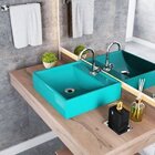 Kit Cuba Q39 Torneira C50 Válvula 1 Polegada Abs Compace Azul