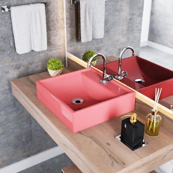 Kit Cuba Q39 Torneira C50 Válvula 1 Polegada Abs Compace Rosa