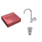 Kit Cuba Q39 Torneira C50 Válvula 1 Polegada Abs Compace Rosa