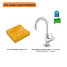 Kit Cuba Q440 C/torneira 1198 Metal 1/4 Volta