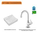 Kit Cuba Q440 C/torneira 1198 Metal 1/4 Volta