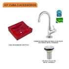 Kit Cuba Q440 C/torneira 1198 Metal + Válvula 1'' (2,6cm)