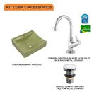 Kit Cuba Q440 C/torneira 1198 Metal + Válvula Click 1''g