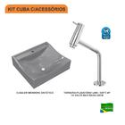 Kit Cuba Q440 C/torneira Pratika 1060 Metal 1/4 Volta