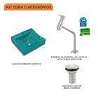 Kit Cuba Q440 C/torneira Pratika 1060 Metal + Válvula 1'' (2,