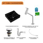 Kit Cuba Q440 C/torneira Pratika 1060 Metal + Válvula Click 1