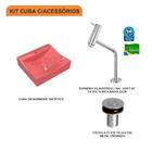 Kit Cuba Q440 C/torneira Pratika 1060 Metal + Válvula Click 1