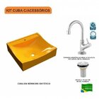 Kit Cuba Q440 Com Torneira 1198 Metal E Válvula 1 Pol. Compac