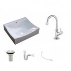 Kit Cuba Q440 Com Torneira 1198 Metal E Válvula 1 Pol. Sifão