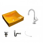 Kit Cuba Q440 Com Torneira 1198 Metal E Válvula Click 1 Pol.