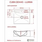 Kit Cuba Q440 Com Torneira 1198 Metal E Válvula Click 1 Pol.