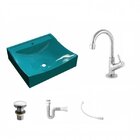 Kit Cuba Q440 Com Torneira 1198 Metal E Válvula Click 1 Pol.