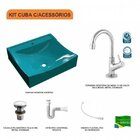 Kit Cuba Q440 Com Torneira 1198 Metal E Válvula Click 1 Pol.