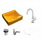 Kit Cuba Q440 Com Torneira 1198 Metal E Válvula Click 1"b E S