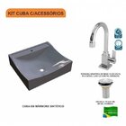 Kit Cuba Q440 Com Torneira Luxo 1195 E Válvula 1 Pol. Compace