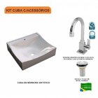 Kit Cuba Q440 Com Torneira Luxo 1195 E Válvula 1 Pol. Compace