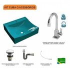 Kit Cuba Q440 Com Torneira Luxo 1195 Metal E Válvula Click 1