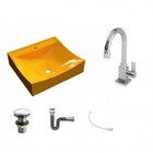 Kit Cuba Q440 Com Torneira Luxo 1195 Metal E Válvula Click 1