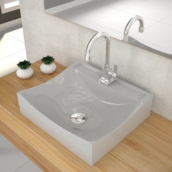 Kit Cuba Q440 Com Torneira Luxo 1195 Metal E Válvula Click 1"