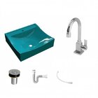 Kit Cuba Q440 Com Torneira Luxo 1195 Metal E Válvula Click 1"