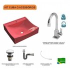 Kit Cuba Q440 Com Torneira Luxo 1195 Metal E Válvula Click 1
