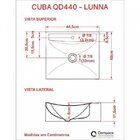 Kit Cuba Q440 Com Torneira Pratika 1060 Metal E Válvula 1 Pol