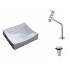 Kit Cuba Q440 Com Torneira Pratika 1060 Metal E Válvula 1 Pol