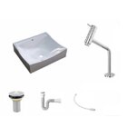 Kit Cuba Q440 Com Torneira Pratika 1060 Metal E Válvula 1 Pol