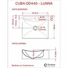 Kit Cuba Q440 Com Torneira Pratika 1060 Metal E Válvula Click
